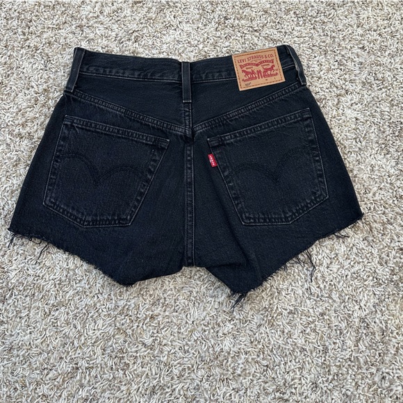 Levi’s shorts. Black. Never worn. Size 24 waist. - Picture 2 of 2